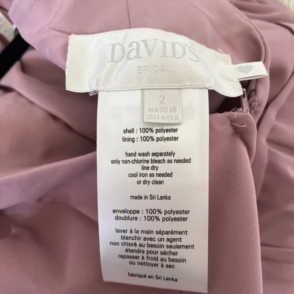 David’s Bridal Dress size 2 - Picture 3 of 4